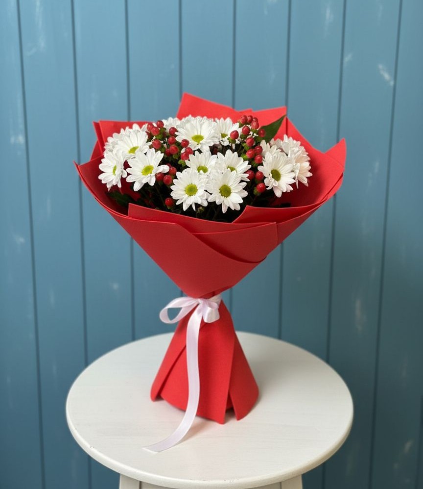 Букет цветов из: Хризантемы в Еманжелинка