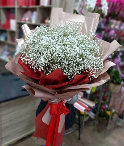 Букет цветов из: Гипсофила в Еманжелинка