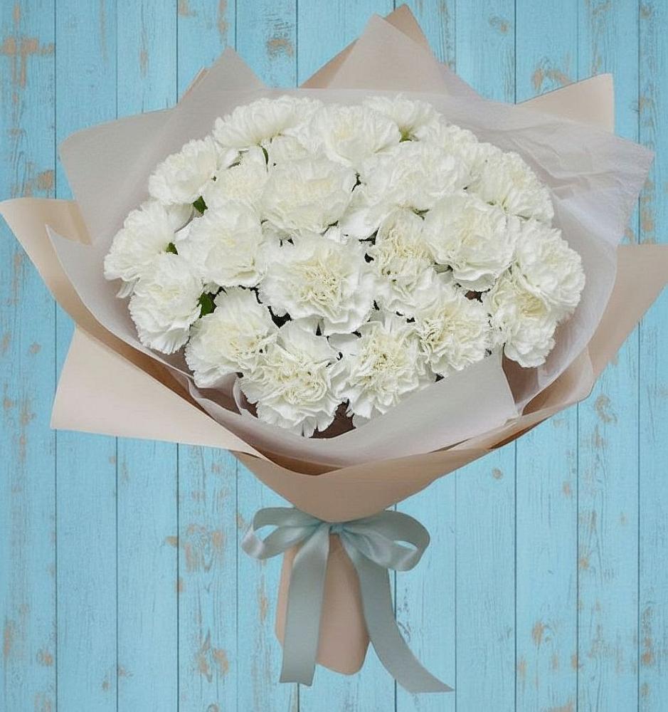 Букет цветов из: Гвоздики в Еманжелинка