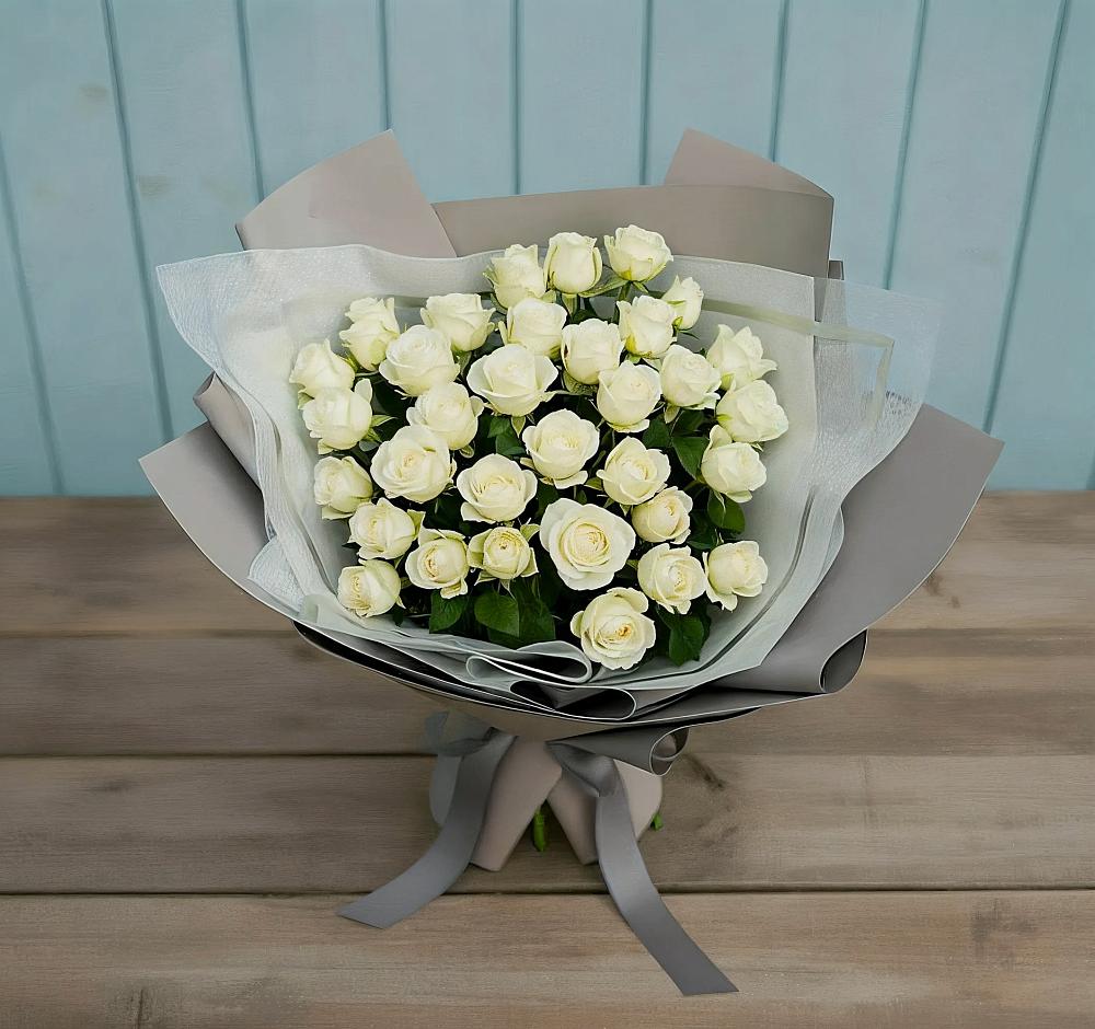 Букет Белоснежная нежность в Еманжелинка