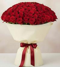 Букет 101 Красная роза Милано в Еманжелинка