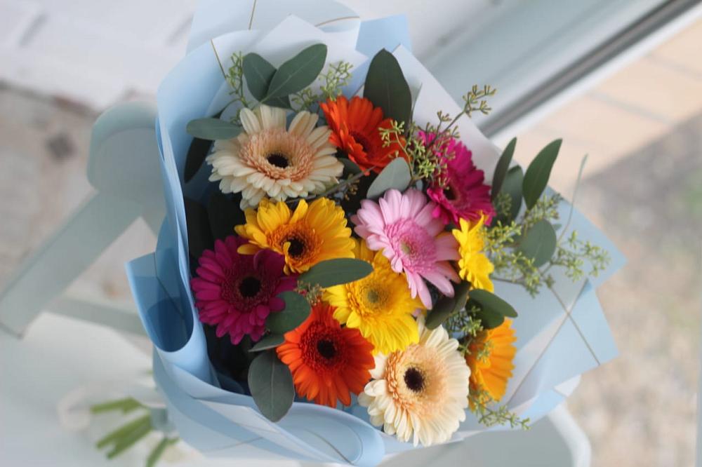 Букет цветов из: Герберы в Еманжелинка