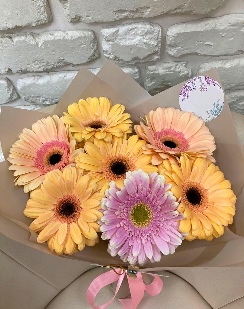 Букет цветов из: Герберы в Еманжелинка