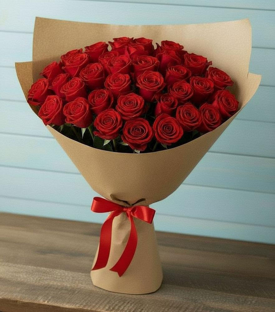Букет Красные розы Милано в Еманжелинка