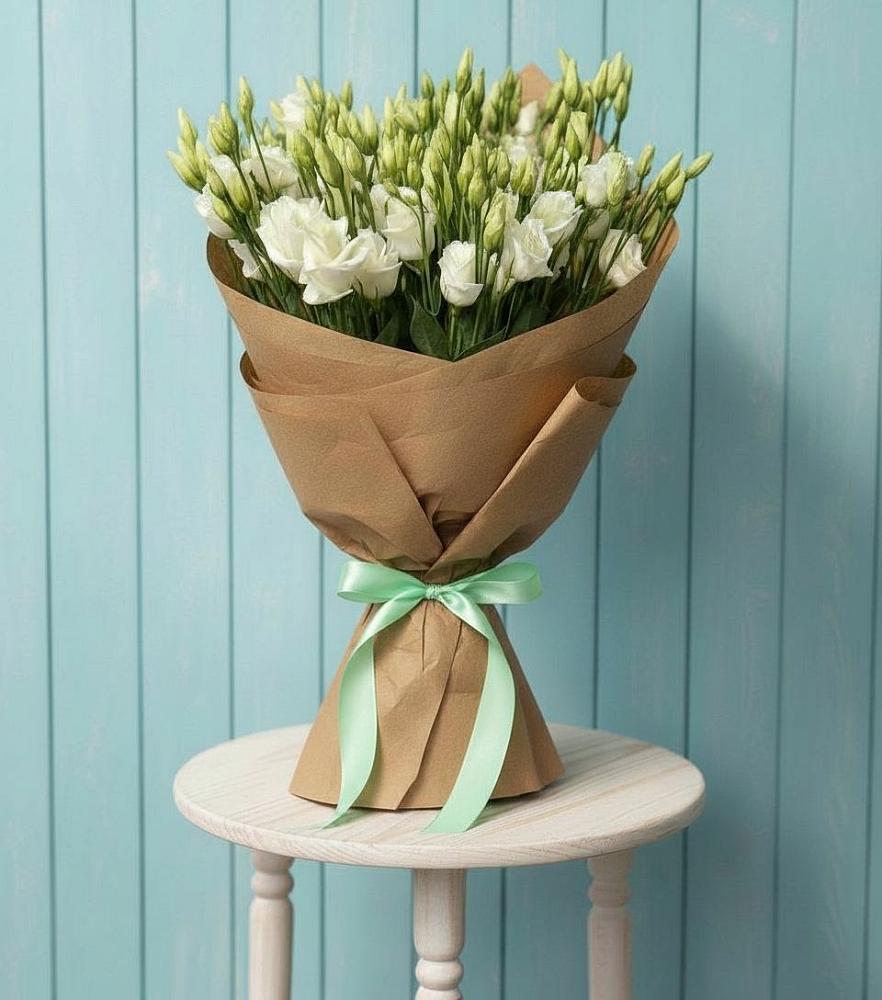 Букет цветов из: Лизиантусы в Еманжелинка