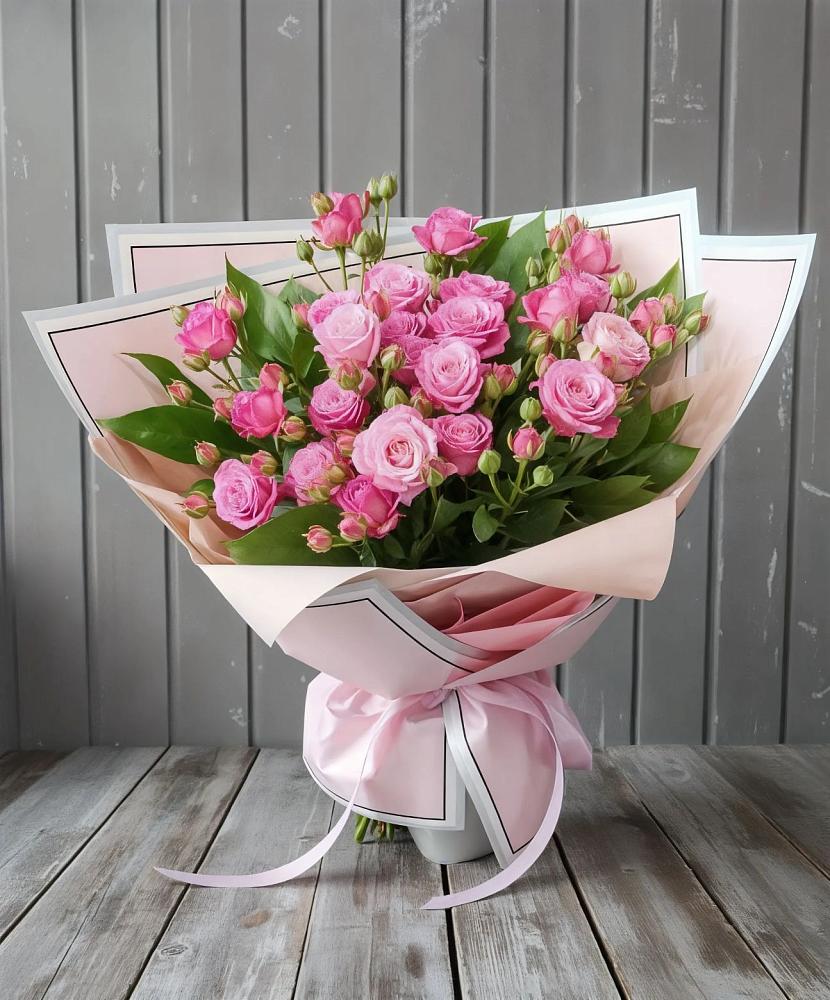 Букет Розовый кустик в Еманжелинка