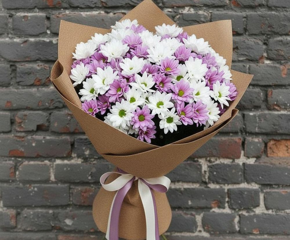 Букет цветов из: Хризантемы в Еманжелинка