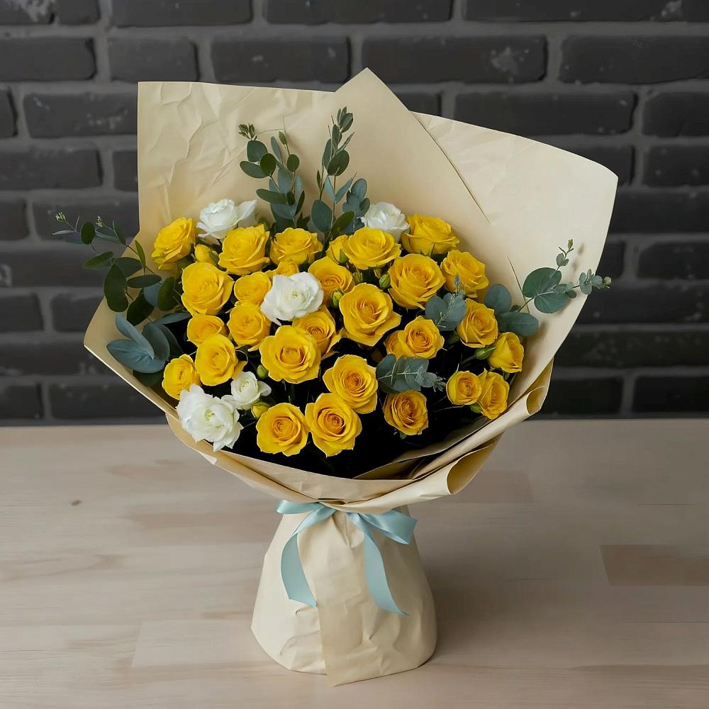 Букет цветов из: Розы в Еманжелинка