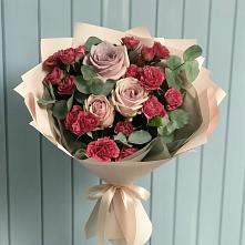 Букет цветов из:  Гвоздики и Розы #REPLACE_PRED# Еманжелинка